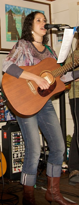 Bridgette performing